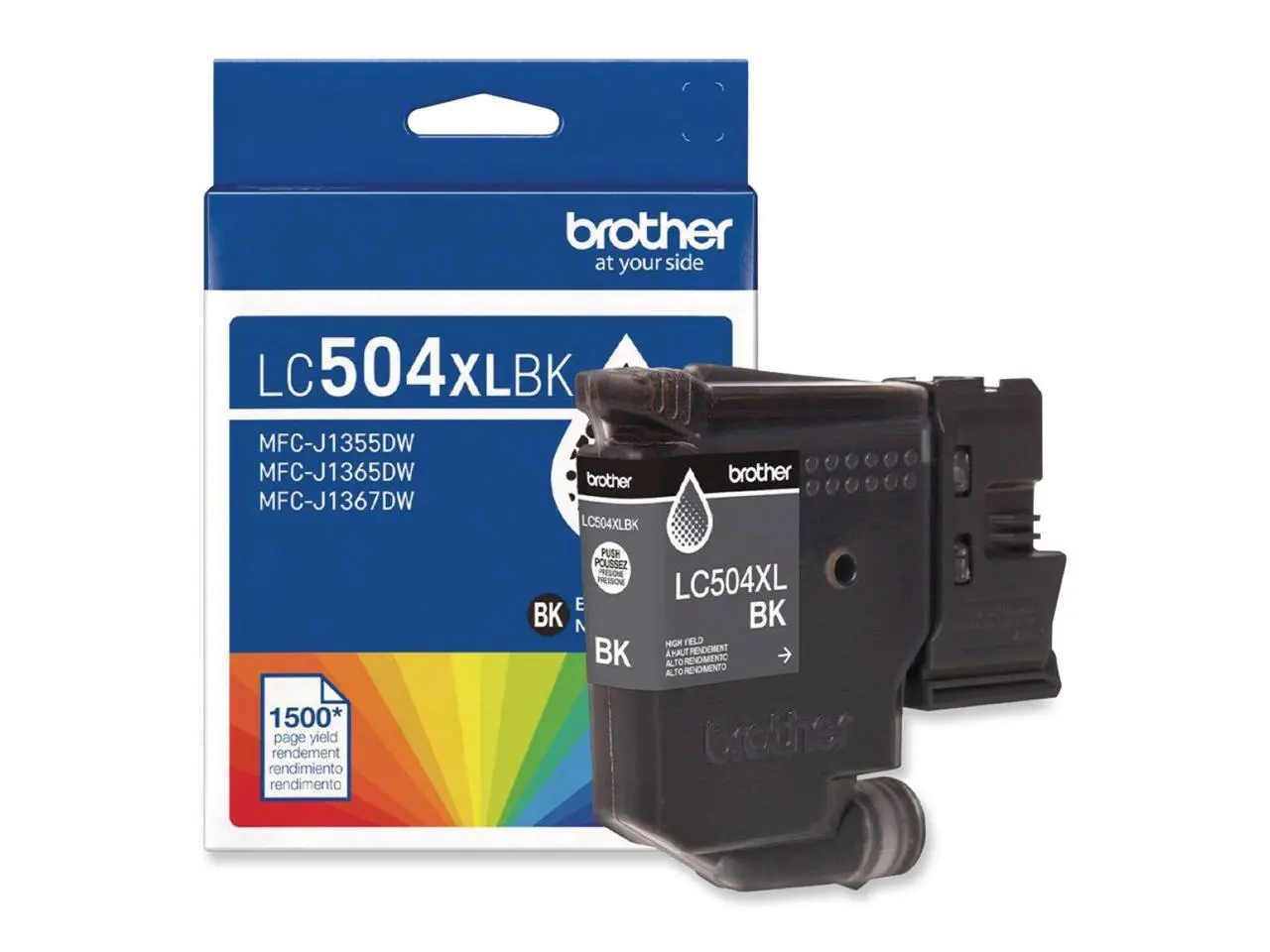 Brother Genuine LC504XLBK High Yield Black Ink Cartridge