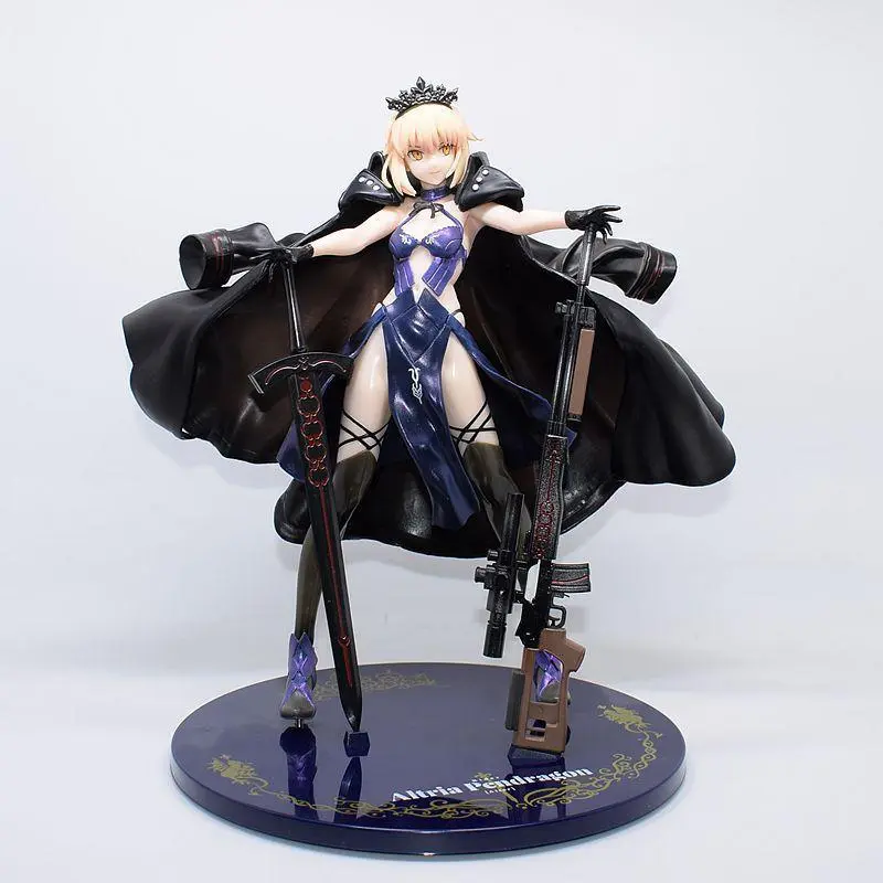 About 25cm Tall AMAKUNI Fate/Grand Order Rider-Altria Pendragon Alter 1/7 PVC Anime & Manga Action Figure, Collectible Model Toy, Gift for Fate Fans