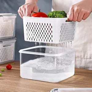 3-Pack Fridge Storage Containers – Keep Your Produce Crisp, Clean, and Organized