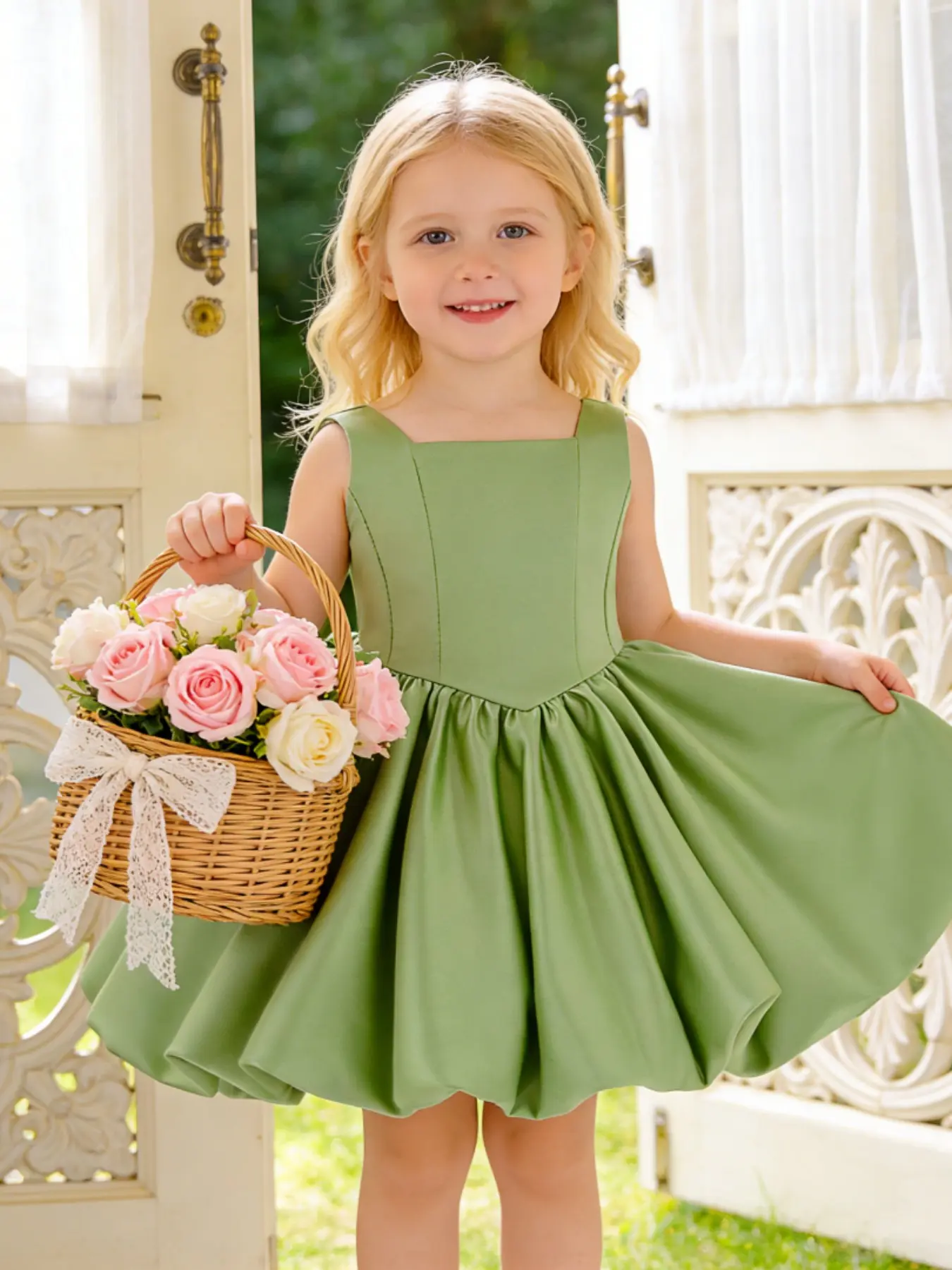 Baby girl green dress emerald color dress popular bud skirt tutu dress Baby Girl Clothes - TikTok Shop Baby girl green dress emerald color dress popular bud skirt tutu dress Baby Girl Clothes - TikTok Shop