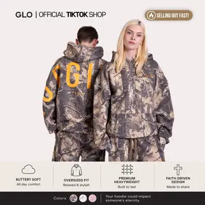 GLO Kingdom Essential Hoodie - Camo Collection | Comfortable Streetwear Hoodie for Daily Wear