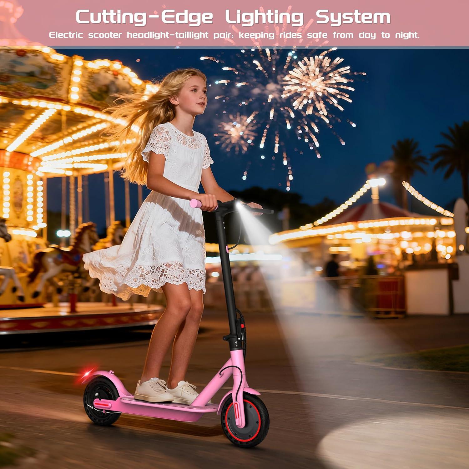 A MAXSHOT Foldable Electric Scooter for Adults & Big Kids | Multi-Speed 9-22MPH, Multi-Range 6.5-50Miles | Dual Suspension, 10-14" Tires, APP Control Commuter EscooterA