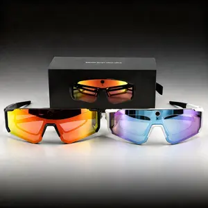 New Waterproof Sport AI Smart Glasses 8MP Camera with Translator Music Control for Gym Cycling