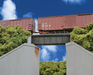 Walthers Cornerstone 933-4509 30' Single Track Railroad Deck Girder Bridge - Kit, HO