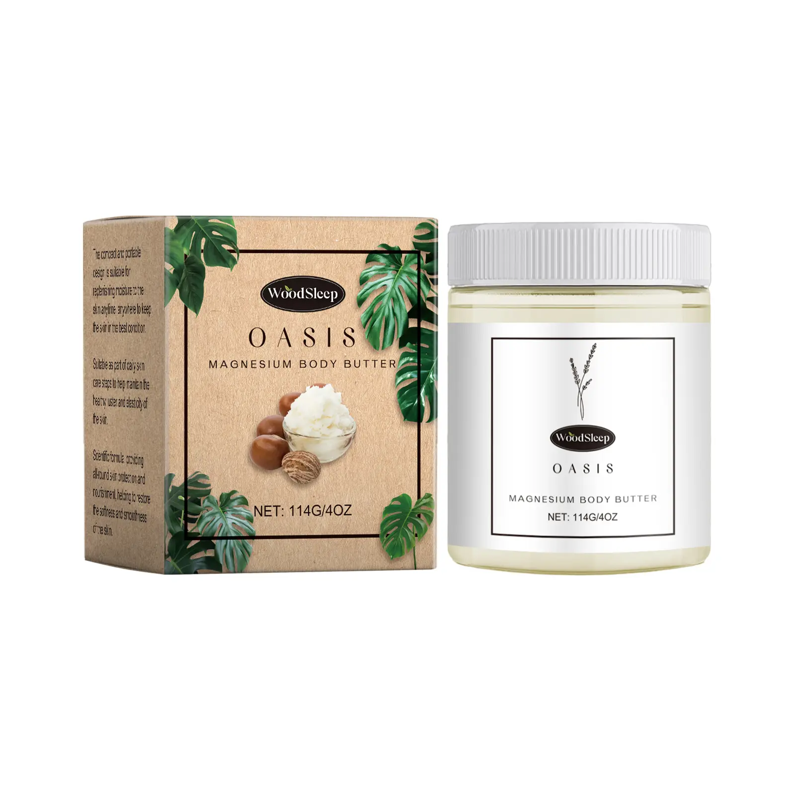 Mama-Bear Neuropathy Cream, Magnesium Body Butter, Neuropathy Oasis Lotion, Magnesium Cream for Neuropathy, Deeply Moisturizes Skin, Keep Soft Smooth