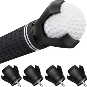 Premium Golf Ball Retriever, 4PCS Durable Golf Ball Grabber and Picker for All Kinds of Putter Handles, Golf Ball Retrievers Pick Up Tool for Quick Installation