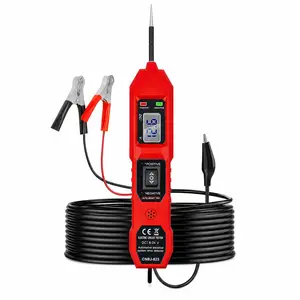 6–24V DC versatile vehicle circuit tester — LED voltage display and bright light — essential car diagnostic power probe kit