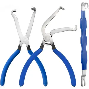 3-Piece Disconnect Pliers for Cars, Automotive Connector Separator Tool, Connector Removal Tool ‌   Kit for Push Tab Style Plugs