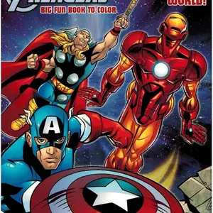 Marvel Avengers Big Fun Book to Color - 80 Pages for Kids