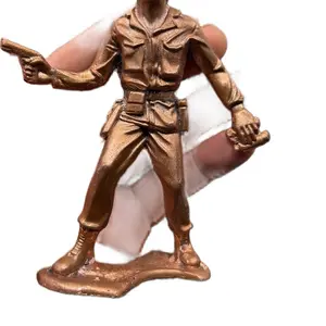 Pure Copper Army Man Statue