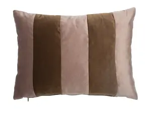 The Striped Pillow - Dusty Rose Chocolate