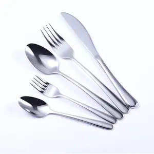 Flatware Sets for 1, 5 count, 18/10 Stainless Steel Heavy Duty Heavy Weight Silverware Elegance Design Cutlery Include Spoons//Forks by (5p Flatware sets)