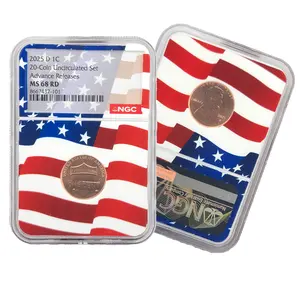 2025 D Lincoln Cent MS68RD NGC Advance Releases Flagcore