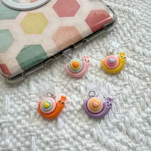 Happy Snail Kindle Charms - Decorative accessories for your Kindle or phone