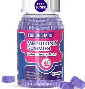 Melatonin Gummies 5mg - Natural Sleep Aid - Sleep Supplement - Sugar Free melatonin Gummies Match with Magnesium Helps You Fall Asleep Faster and Stay Asleep Longer - 60 Gummies Vegan