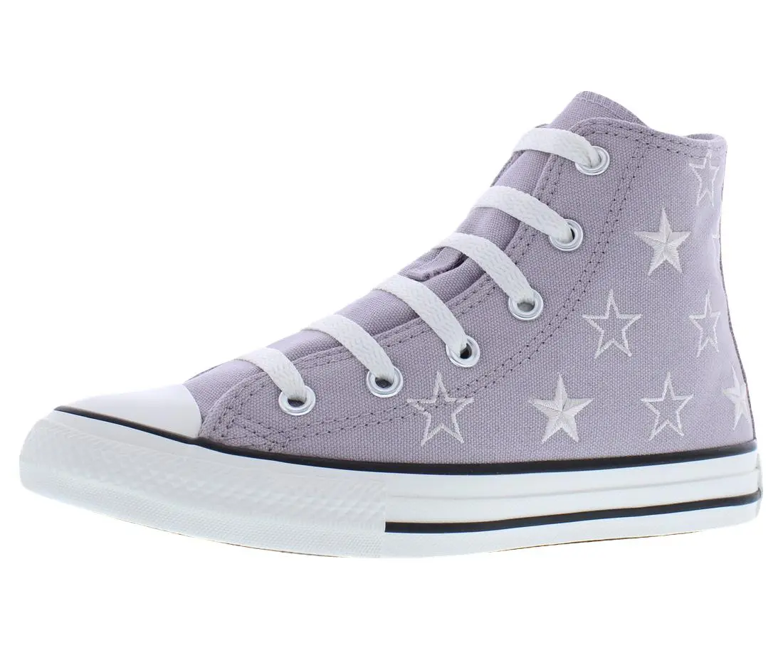 Converse Chuck Taylor All Star Girls' Classic High Top Canvas Sneakers, Kids Sizes for Casual Wear, General Sports
