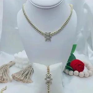 valdiviajewery #2617 High-Quality 14k Gold-Filled Bear Set
