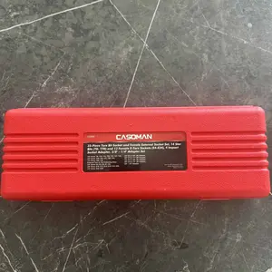 CASOMAN 32-Piece Torx Bit Socket and Female External Socket Set, 14 Star Bits (T8- T70) and 13 Female E-Torx Sockets (E4-E24), Include 5 Impact Socket Adapter Hand Tools Heavy Duty, #TikTokShopfalldealsforyou Hex Wrenches