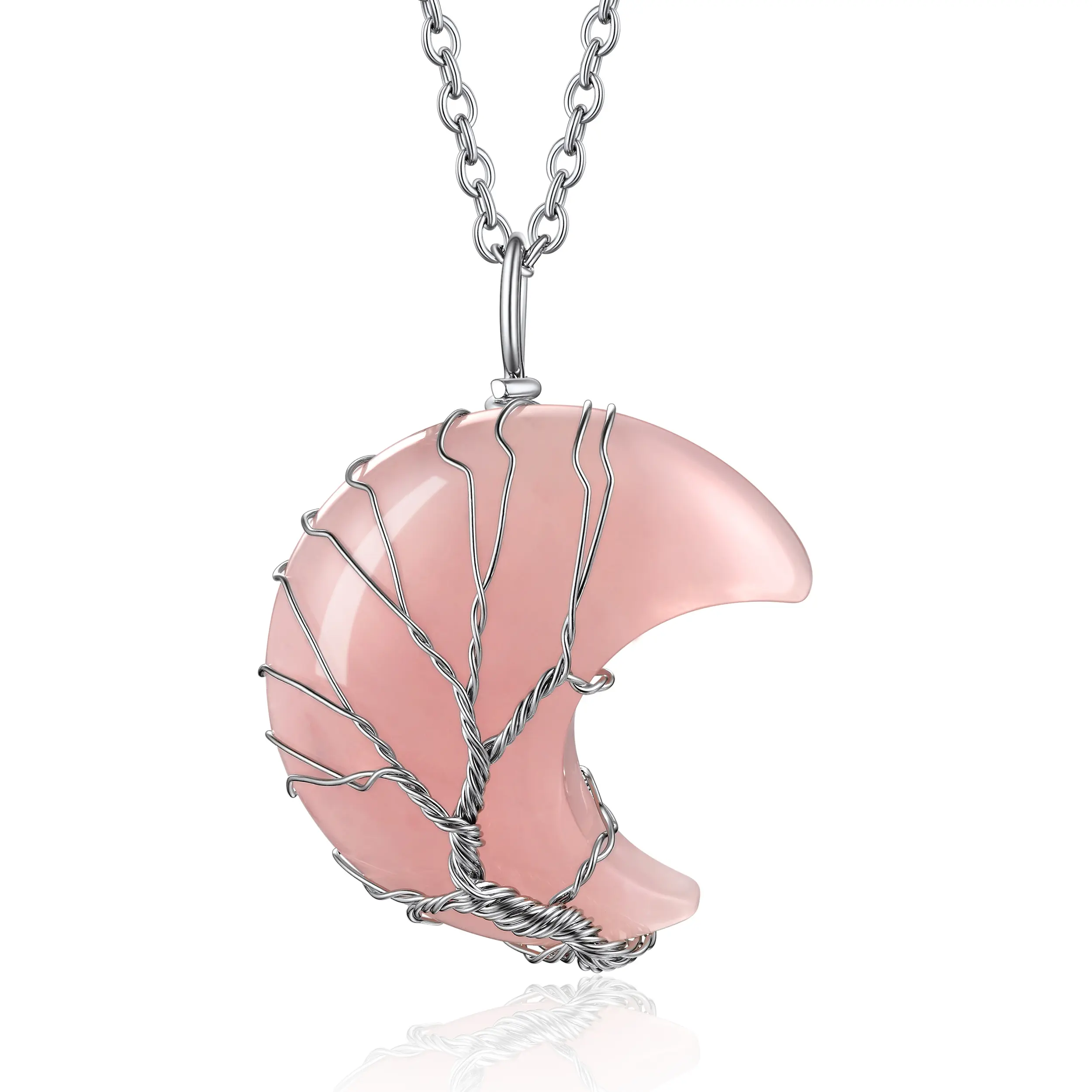 Moon-Synthetic Pink Tourmaline