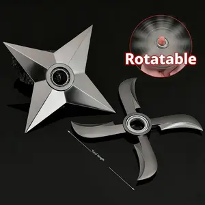 Portable Metal Shuriken Fidget Spinner – Stress Relief & Focus Toy