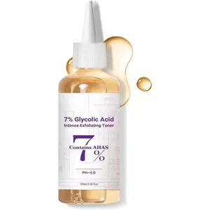 7% Glycolic Acid Toner, 7% Glycolic Acid Toner for Diminishing Acne Marks, Pore Tightening and Skin Hydration