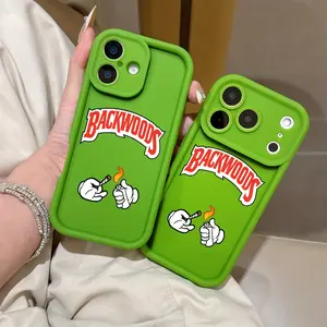 Luxury Backwoods Logo Hot Phone Case, Compatible with iPhone 17/16e/16/15/14/13/12/11/mini-Pro-Max/air/x/XR/xsmax/8/7+/anti-Fall Protective Soft Tpu Back Cover Protector Casing Thickened Soft Cover