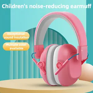 Children Noise Cancelling Ear Muffs, Airplane Sleep Entertainment Learning Drum Headband, Suitable for Ages 0-15, Ca Prop 65 Compliant