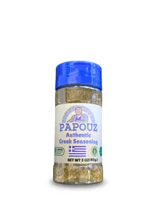 Papouz Authentic New Greek Seasoning 3oz Bottle - Savory & Herbaceous All-Purpose Mediterranean Flavor for Chicken Lamb Steak & More - Candy Corn