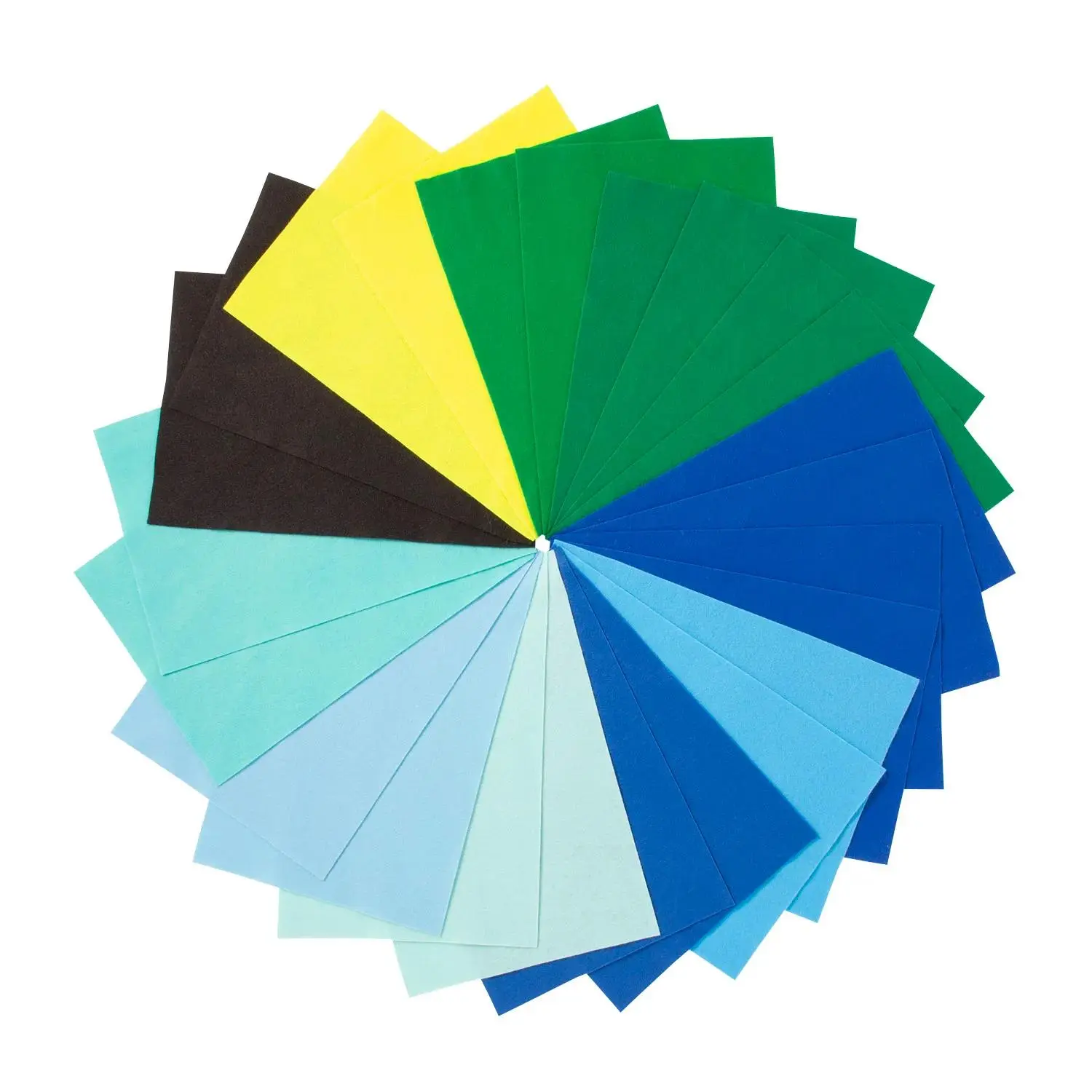 Fun Express Cool Tones Felt Sheets - 24 Pc.