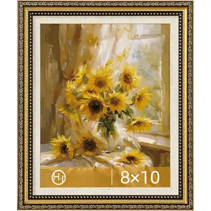 8x10 Picture Frame ,  Picture Frames for Wall or Tabletop Display, Antique Photo Frame for Wall DecorRetro Home Decor, 1 Pack