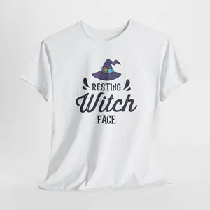 Resting Witch Face Halloween Unisex T-Shirt