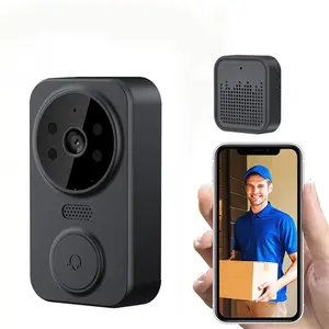 M8 Smart WiFi Video Doorbell - Two-Way Intercom, Infrared Night Vision, HD Video, App Control, Cloud Storage, USB Charging, Home Security System