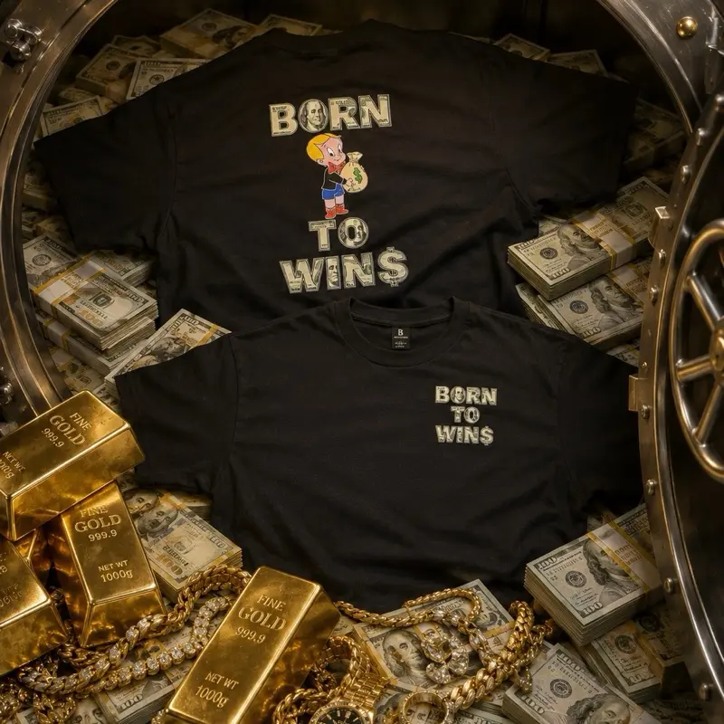 Born to win$ (by Alucin) exclusive design (men’s waar t shirt