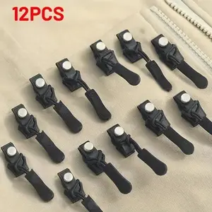 12-Piece Zipper Repair Kit, Includes Zipper Slider, Ideal for Clothing, Luggage, Backpacks, Quick Replacement, Essential DIY Tool