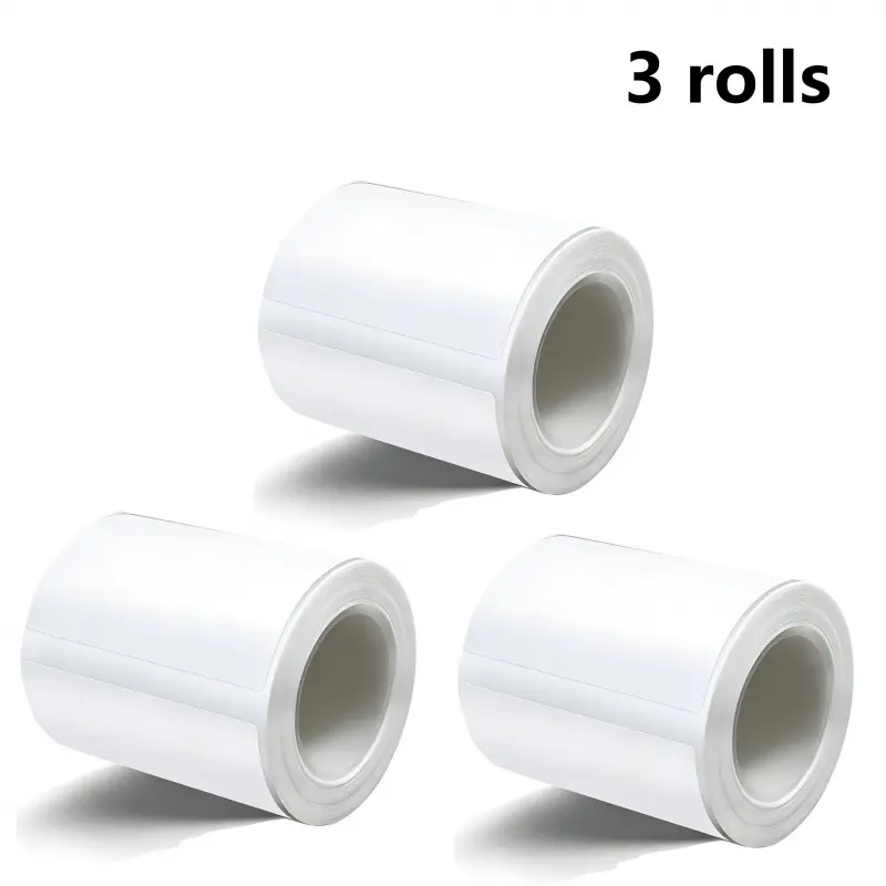 960 sheets of 3roll white labels, 40x20mm thermal sticker labels, Sticker Rolls, oil resistant, scratch resistant multi-purpose labels