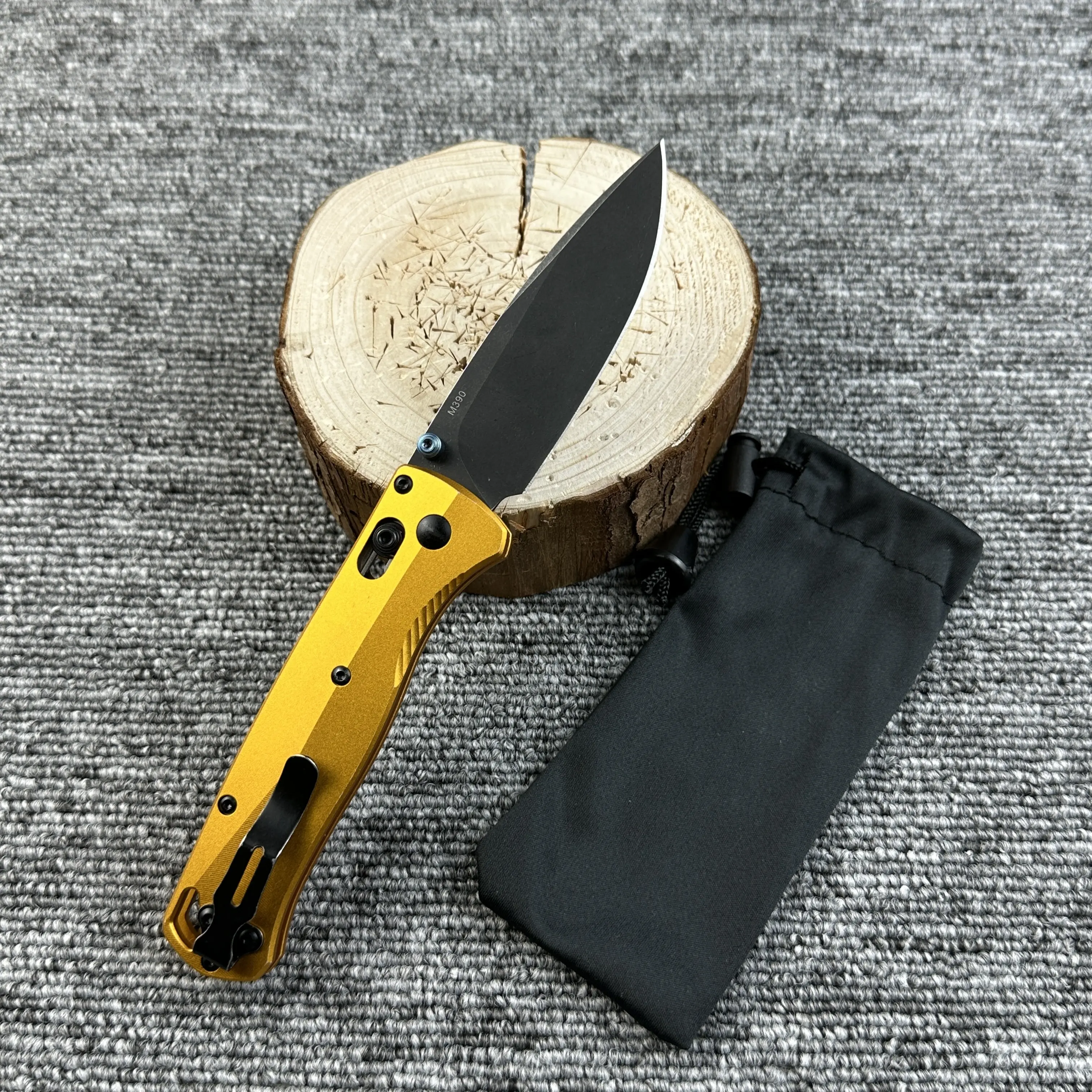 Orange Handle, Black Blade 