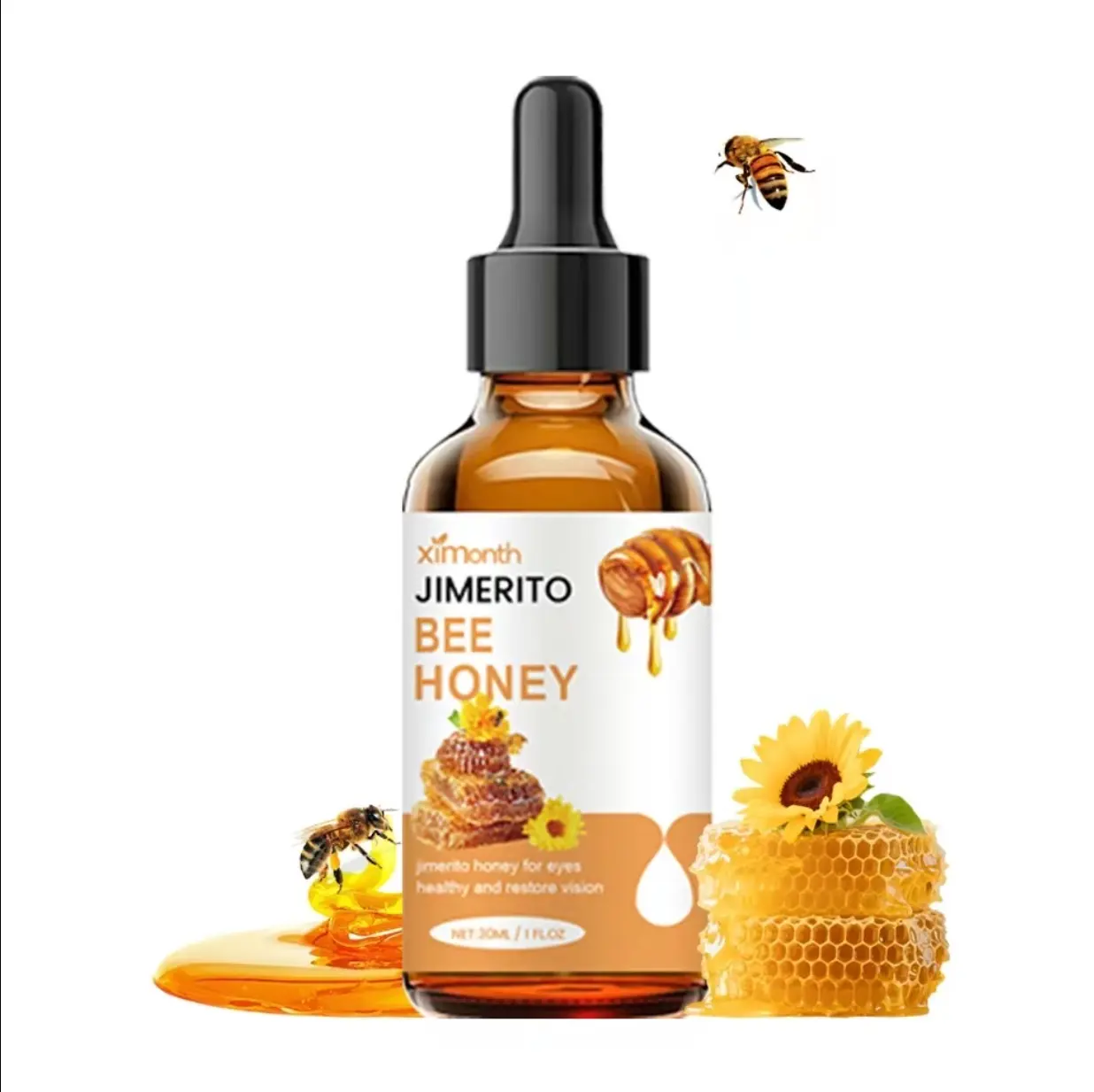 Honey For Eyes, Refreshing, Moisturizing And Soothing Eye Drops For Dry And Astringent Eyes Eyedrops Restore