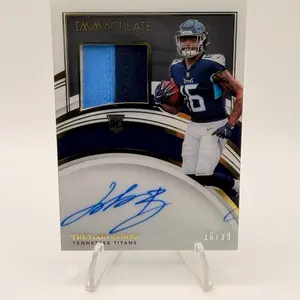 Panini 2022 Immaculate Collection RPA #110 Treylon Burks Titans NFL RC 16/99 Autographed Card