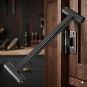 Heavy-Duty Door Hinge Adjustment Tool Kit, Fire Door Security Door & Cleanroom Compatible, Anti-Rust High-Strength Alloy Steel Precision Gap Alignment Instrument, Multi-Functional Repair Essential