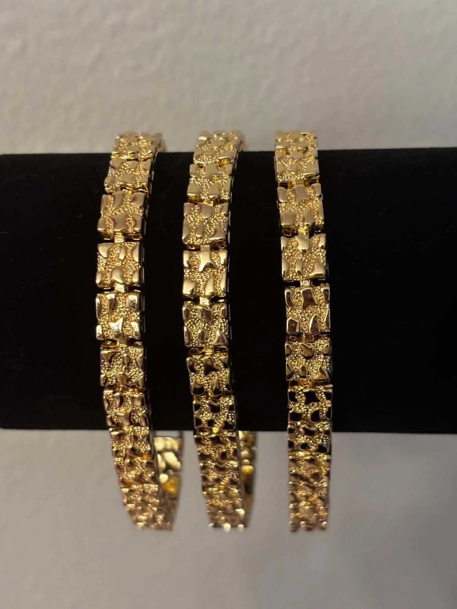 Thin Nugget Costume Bracelet, Fashion Jewelry Accessory