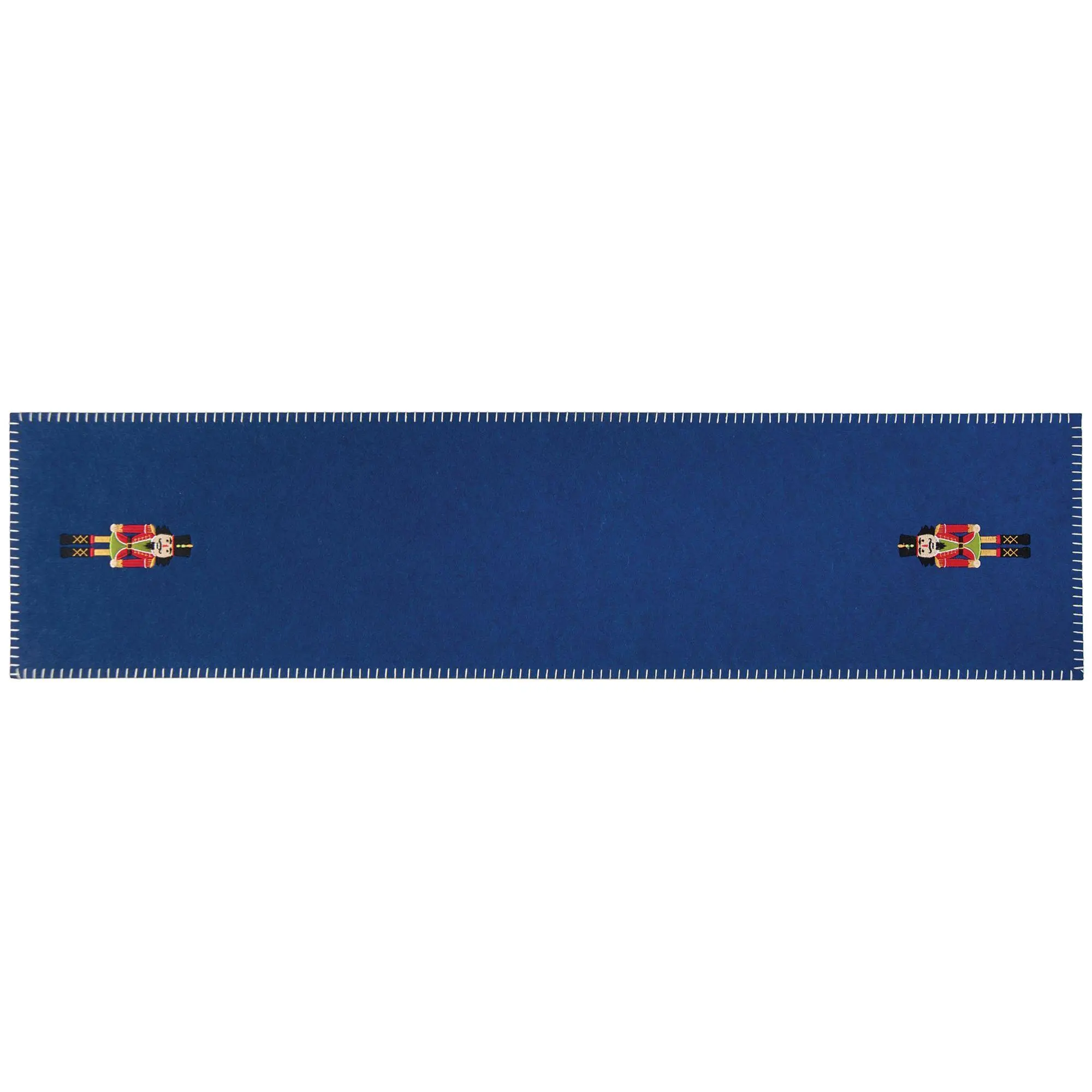 12" x 47.25" Nutcracker Felt Table Runner by Valerie
