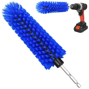 Car Wheel Cleaning Brush, 1pc Drill Brush Attachment for Cleaning, Highly Dense and Durable Car Cleaning Brush for Wheels, Rims, Engines, Exhaust, Bottle, Car Detailing Brush