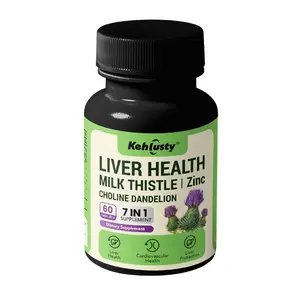 Liver Support Supplement for Women | Milk Thistle & Dandelion Detox Complex, Helps Promote Clear Skin & Digestion, 60 Capsules