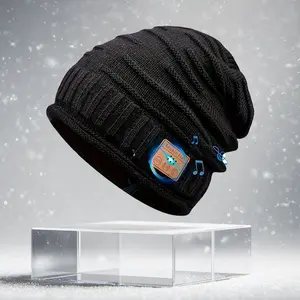 Wireless Beanie Hat Earbuds V5.0, Winter Music Headphones, Electronic, Hands-Free Outdoor Sports, Unisex Wireless Bluetooth-compatible Earphones, High Quality Headphones