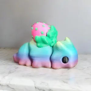 3d Printed Mini Berry Snail Decor Articulated