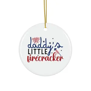 DADDYS LITTLE FIRECRACKER ORNAMENT