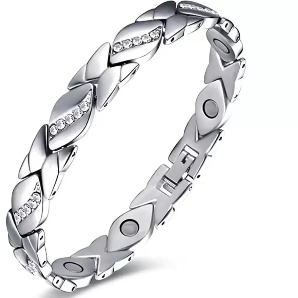 One piece women's magnetic bracelet - featuring a strong magnetic closure design to relieve joint pain and enhance energy. Elegant red copper bracelet, perfect for Mother's Day and Christmas, suitable for daily and formal occasions jewelry gifts