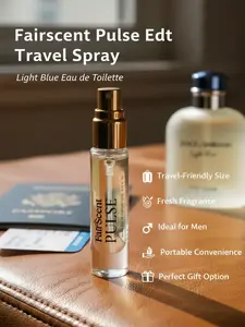 FairScent Pulse - Light Blue Pour Homme Men's EDT Travel Spray - 5ml/0.17oz