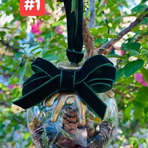 Yule witches ball ornament