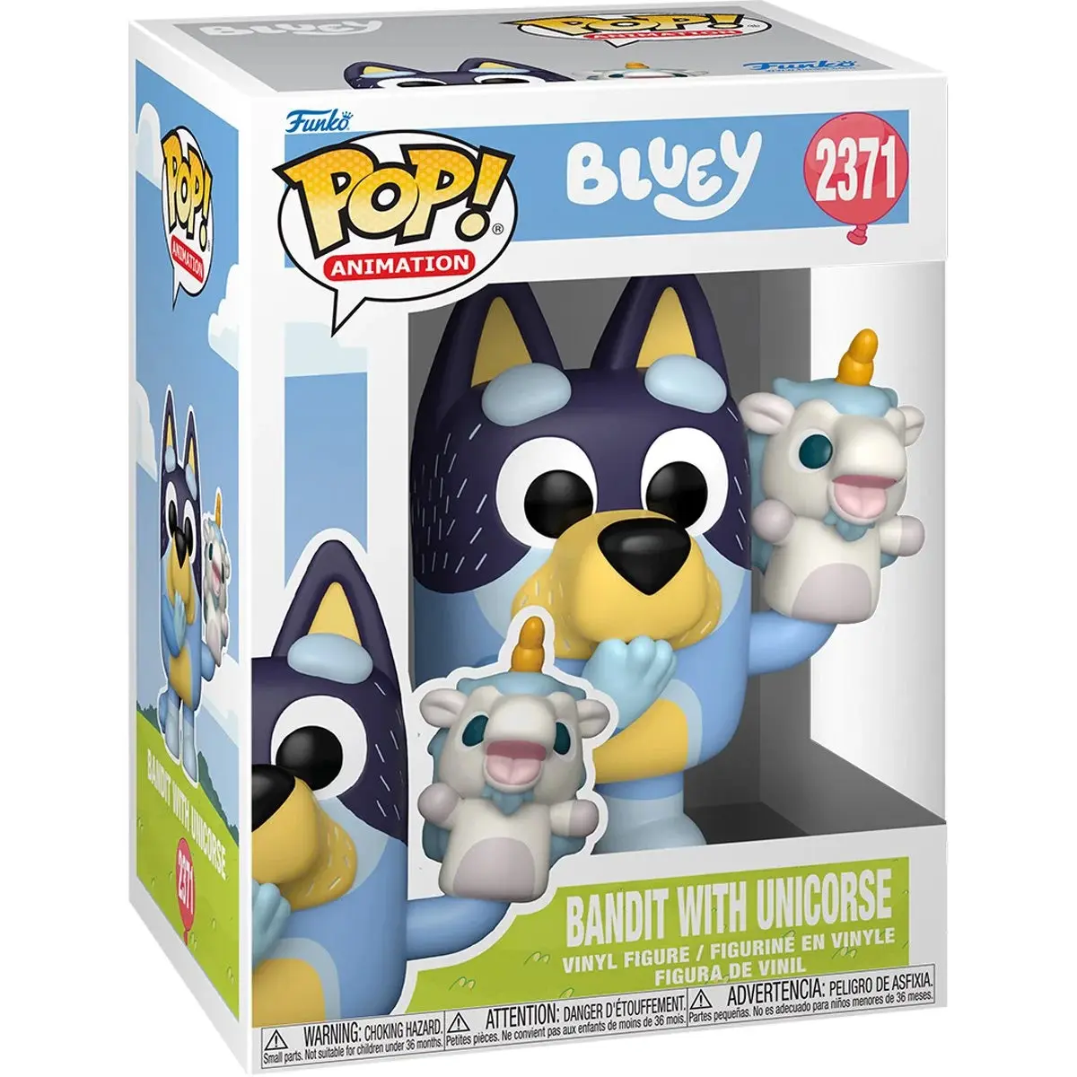 Bluey Bandit with Unicorse Funko Pop! Vinyl Figure #2371 - Specialty